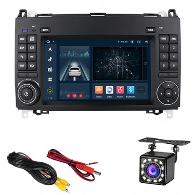 RADIO DE AUTOMÓVIL W245 W169 W639 W609 VW CRAFTER 4GB/64GB 2-DIN  