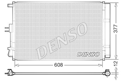 DENSO CONDENSADOR DE ACONDICIONADOR KIA SOUL I 1.6 02.09-12.14  