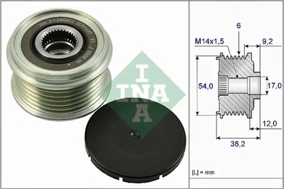 INA 535026310 ЗЧЕПЛЕННЯ ALT.