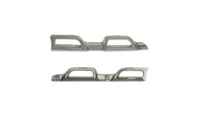 Решётка радиатора решётка молдинг решётка правая нижняя хром dacia duster 13- фото №1