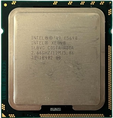 Procesor Intel Xeon E5640 2.66GHz 12MB SLBVC CPU92