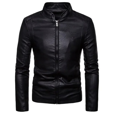 Men's Faux Leather Jacket Coat with Great Cost Per