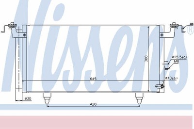 РАДИАТОР КОНДИЦИОНЕРА NISSENS 940399