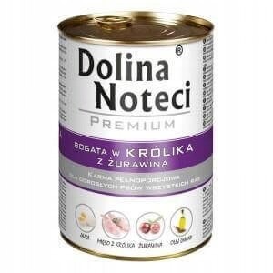 DOLINA NOTECI PREMIUM PUSZKA KRÓLIK ŻURAWINA 800G