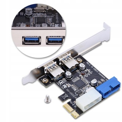 ADAPTER KARTA PRZEJŚCIÓWKA PCIE USB3.0 KONTROLER