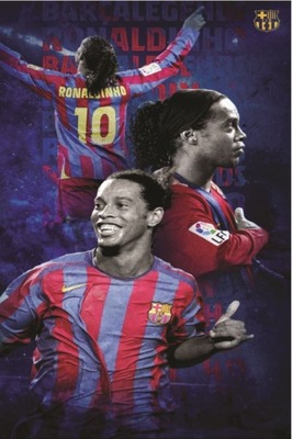 Plakat Piłkarski Ronaldinho Gaucho Fc Barcelona