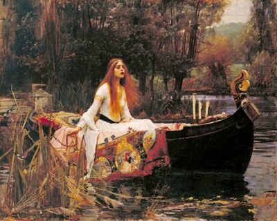 J.W. Waterhouse - The Lady of Shalott - 50x40