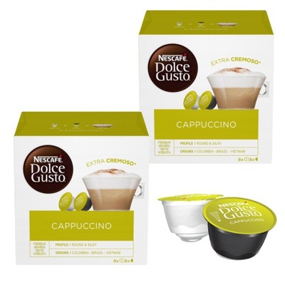 Kawa Kapsułki NESCAFE DOLCE GUSTO CAPPUCCINO 2x16