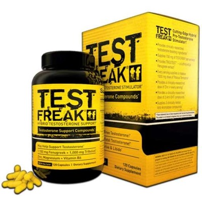 TEST FREAK Pharmafreak 120 kaps. Booster testosteronu Tribulus