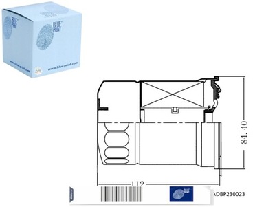 ФІЛЬТР ПАЛИВА MAZDA 3 CX-30 1.8D 01.19- BLUE PRINT