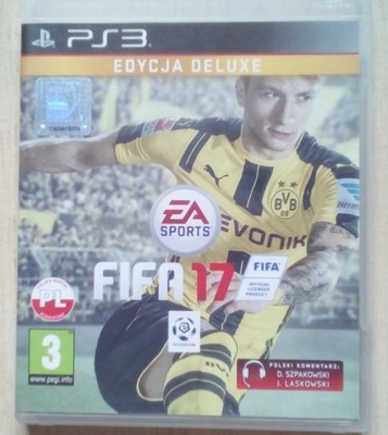 FIFA 17 EDYCJA DELUXE PS3 POLSKA WERSJA PS3
