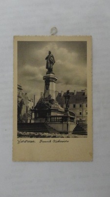 WARSZAWA POMNIK MICKIEWICZA 4758
