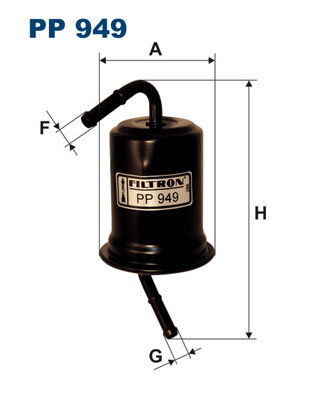 ФІЛЬТР ПАЛИВА ФІЛЬТРON PP949