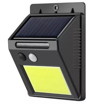 Halogenik solarny 48 LED COB lampa z czujnikiem