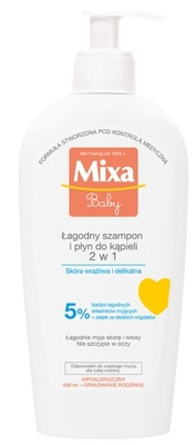 MIXA BABY szampon i płyn do kąpieli dla dzieci 400