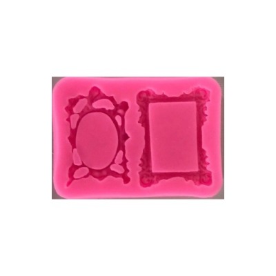 PENTART Foremka silikon 9,5x7x1cm 2 Ramki 29944
