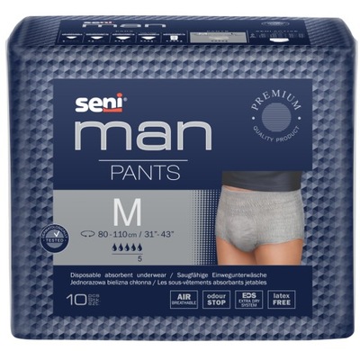 SENI MAN PANTS Majtki chłonne dla mężczyzn r. M