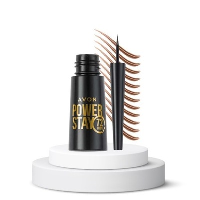 Avon Power Stay Supertrwały płynny liner do brwi 72 godziny - Brunette