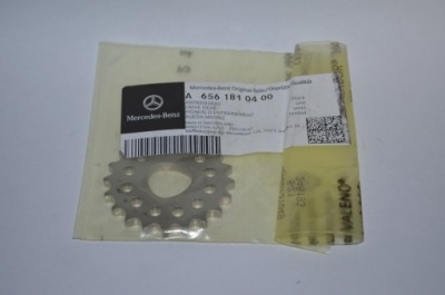 Колесо зубчасте приводу насоса оливи mercedes m656 a6561810400 фото №1