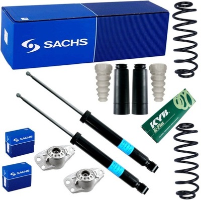 AMORTIGUADORES MUELLE PARTE TRASERA SKODA SUPERB II 2 SACHS + KAYABA  