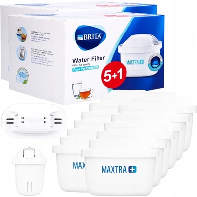 12x WKŁAD FILTRUJĄCY BRITA MAXTRA PLUS DO DZBANKA