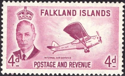 kol.bryt.Falkland Islands KGVI 4 d.czysty *