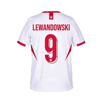 Lewandowski POLSKA koszulka Tshirt BIAŁY rozm. 98