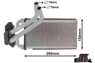 VAN UNIDAD CALENTADOR CHRYSLER SEBRING DODGE CALIBER FIAT FREEMONT  