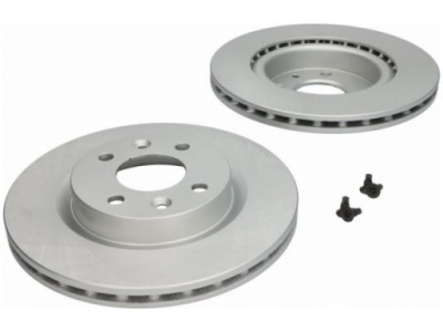 Тормозные диски перед renault twingo ii 1.1 1.5 07-14 i 1.1 00-07 фото №1