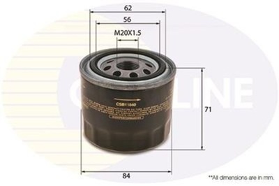 COMLINE CSB11840 FILTER OILS = OP617  