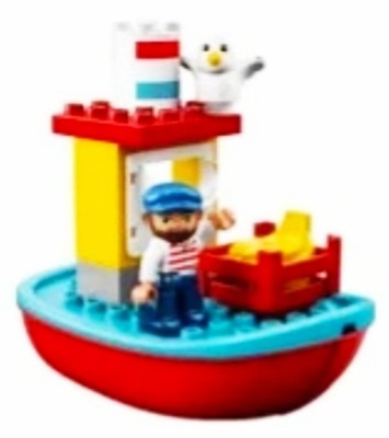 Lego 10875 Duplo nowy kuter rybacki łudka