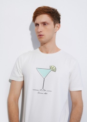 OCHNIK T-shirt męski z nadrukiem TSHMT-0086-11 2XL