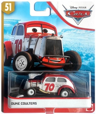 Mattel Cars Auta Duke Coulters #70 1:55 !!! FLL95.