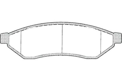 Lpr гальмівні колодки гальмівні chevrolet epica 2.0 kl1_ фото №1
