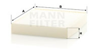 MANN-FILTER MANN-FILTER CU 28 009 FILTR, VENTILACIÓN PRZESTRZENI  