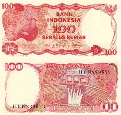 # INDONEZJA - 100 RUPII - 1984 - P-122a - UNC