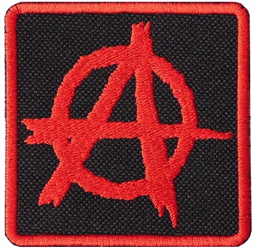 Naszywka Anarchia Haft