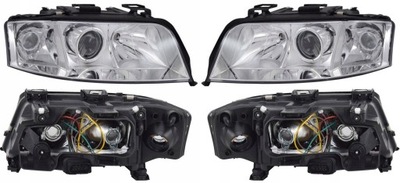 AUDI A6 C5 01- SET LAMPS LAMPS FRONT  