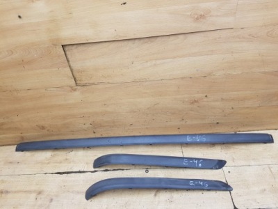 Молдинг бампера задня 3szt комплект bmw e46 sedan фото №1