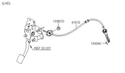 LINKA SPRZĘGŁA KIA PICANTO 4151007120