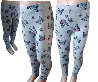 Legginsy getry cienkie DZIEWCZYNKI 104-110