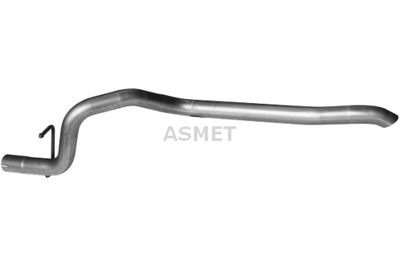 ASMET TUBO DE ESCAPE PARTE TRASERA JEEP CHEROKEE 2.5D 4.0 12.91-09.01  