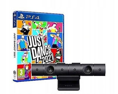 NOWA KAMERA PS4 V2 + JUST DANCE 2021 FOLIA