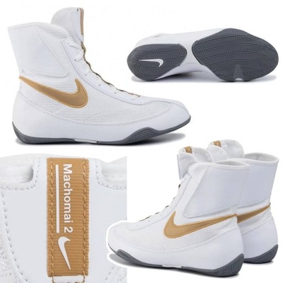 Buty bokserskie treningowe męskie Nike Machomai 2 Białe r. 45