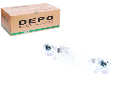 Лампа номерного знака регистрационный [depo] фото №1