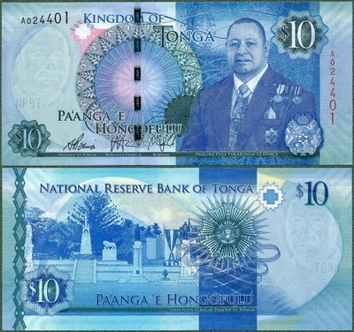 Tonga - 10 paanga ND/2015 * P46