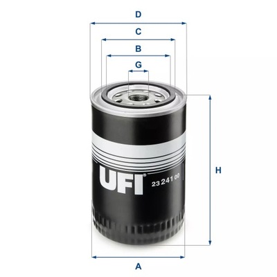 ФІЛЬТР МАСЛА UFI 23.241.00