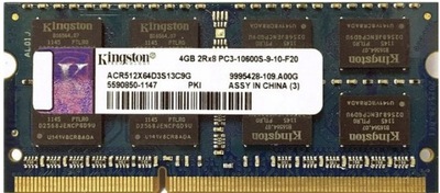 Pamięć RAM DDR3 Kingston ACR512X64D3S13C9G 4 GB