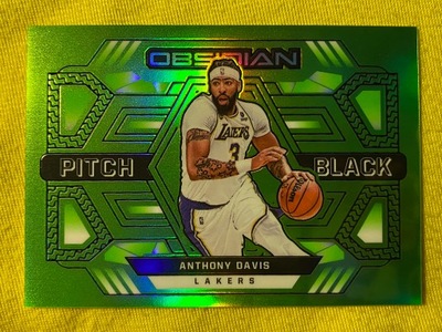 2021-22 OBSIDIAN #18 Anthony Davis PITCH FLOOD