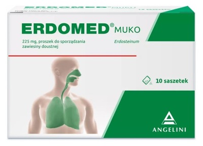 Erdomed Muko 225 mg 10 saszetek